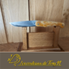 Couteau pliant à Friction  Manche en Os de Chameau teinté  – Image 2